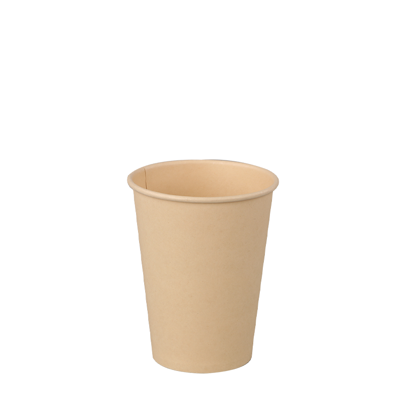 6 unssia valkaisematon Kraft Single Wall Paper Cup